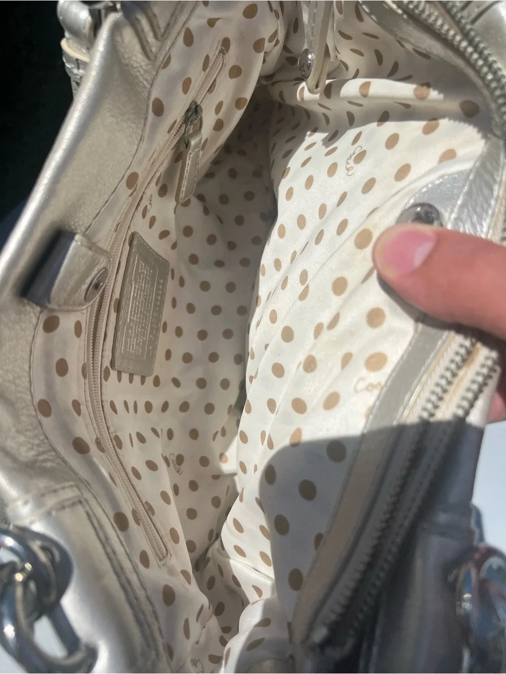 Rare SAMPLE Coach Peyton Carryall Satchel